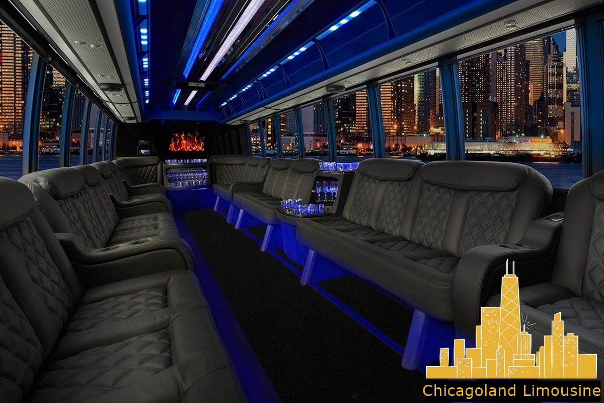 Party Bus With Fireplace